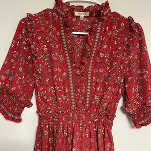 Max Studio Tiered Floral Maxi Dress